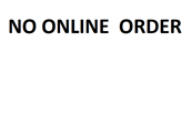 no online order